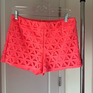 Lilly Pulitzer bright orange shorts